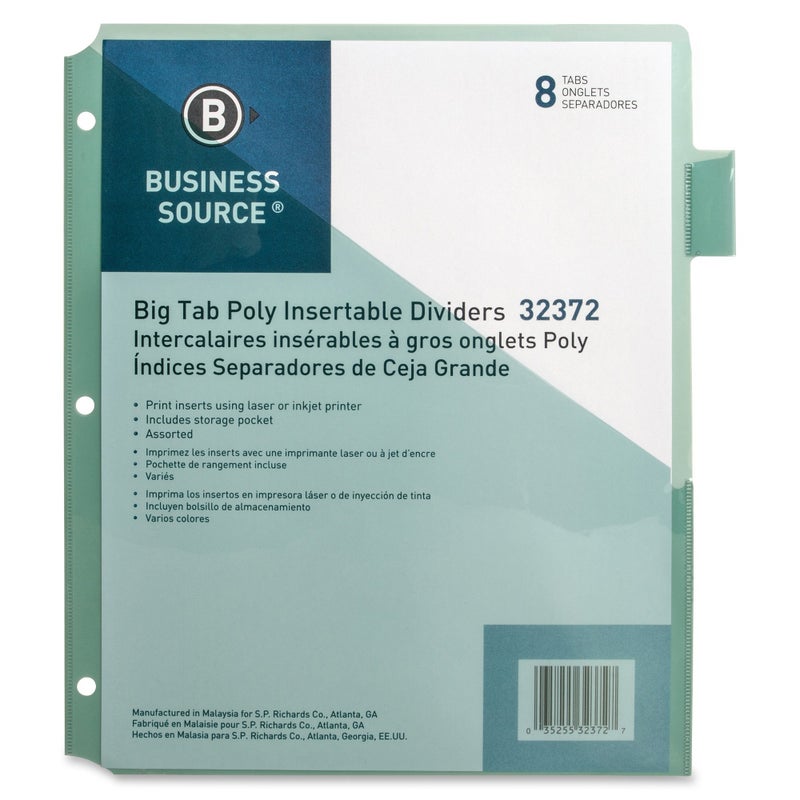 Business Source Pocket Index Dividers (32372) - Image 5